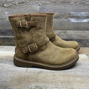 UGG Kids Brown Walnut Ankle Boots Size 4.